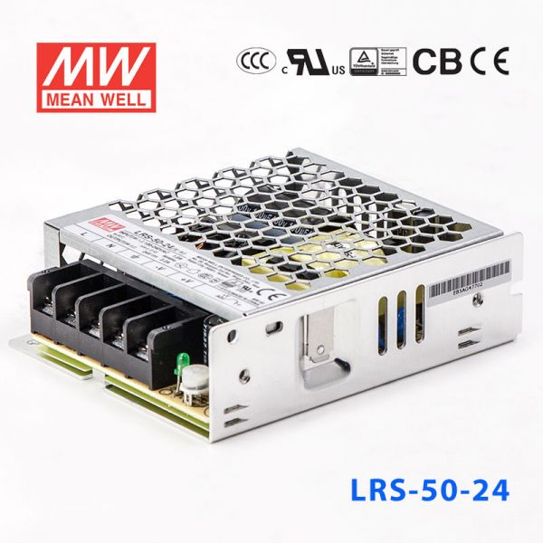 明纬电源LRS-50-24 52.8W 24V