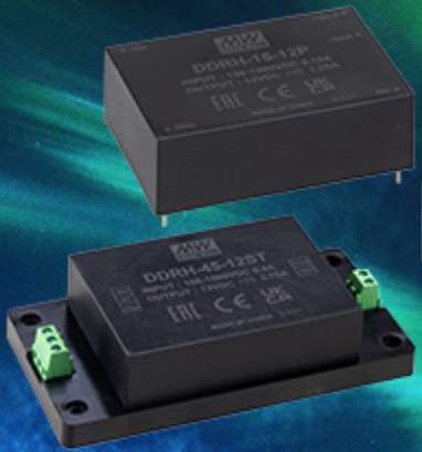 DDRH-15/30/45系列：15W&30W&45W超宽150~1500 Vdc 高压输入